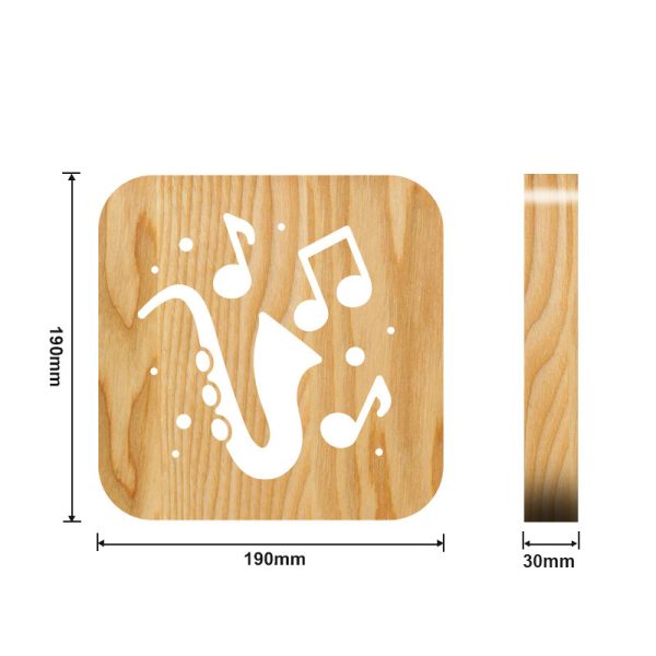 Violin Music Note 3D Lamp - Image 4