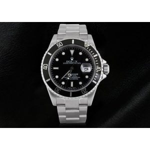 Stainless Steel Black Rolex Oyster Perpetual Submariner
