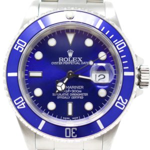 Rolex Men’s 40mm Submariner Oyster 16610 Blue oyster