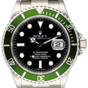 Rolex Submariner Date 16610LV Kermit Mens Watch